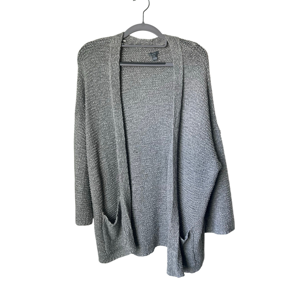 Aerie Gray Oversized Cardigan - XS/S